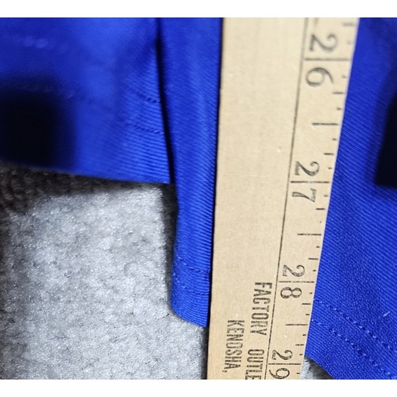 Joseph Ribkoff Rhinestone Neck Top Womens Size 14 Royal Blue Dolman Sleeve Party - Picture 9 of 9